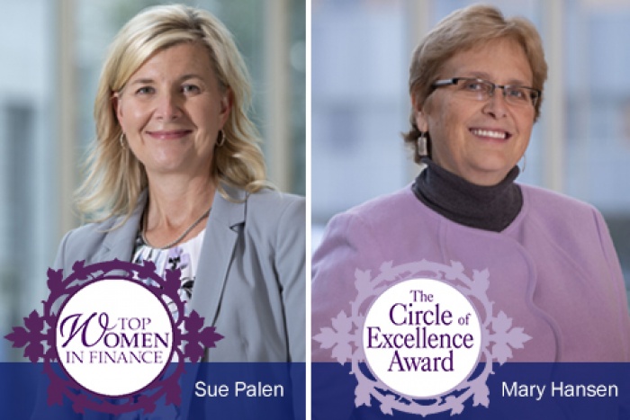 Awards for Sue Palen and Mary Hansen