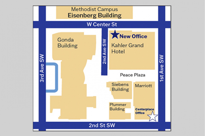 centerplace map for relocation