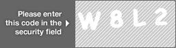 captcha code for visual authentication  letter W number 8 letter L number 2