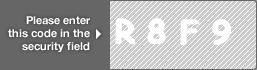 captcha code for visual authentication  letter R number 8 letter F number 9