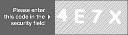 captcha code for visual authentication  number 4 letter E number 7 letter X