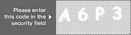 captcha code for visual authentication  letter A number 6 letter P number 3