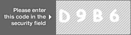 captcha code for visual authentication  letter D number 9 letter B number 6